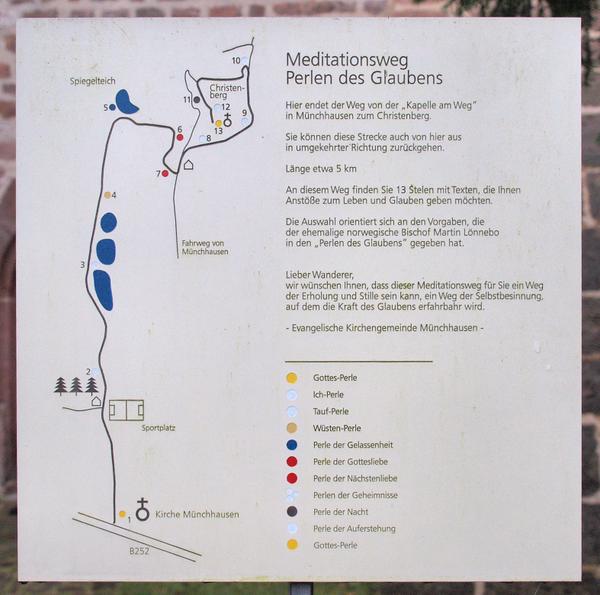 Meditationsweg von Münchnhausen zum Christenberg