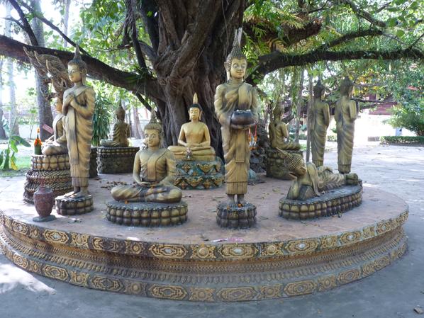 Vientiane - Klostergarten