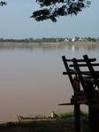 Der Mekong am Stadtrand von Vientiane