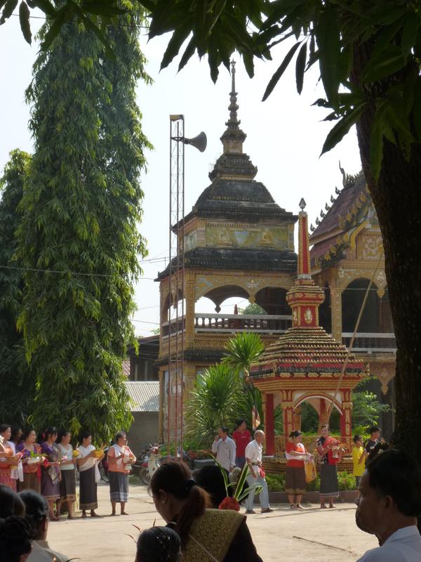 Vorort von Vientiane - Tempelfest