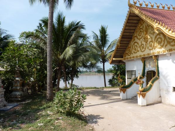 Vientiane - kleiner Tempel