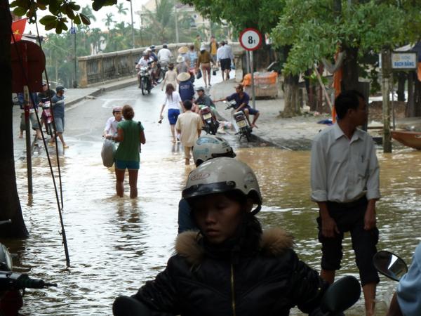 Überschwemmung bei Hue