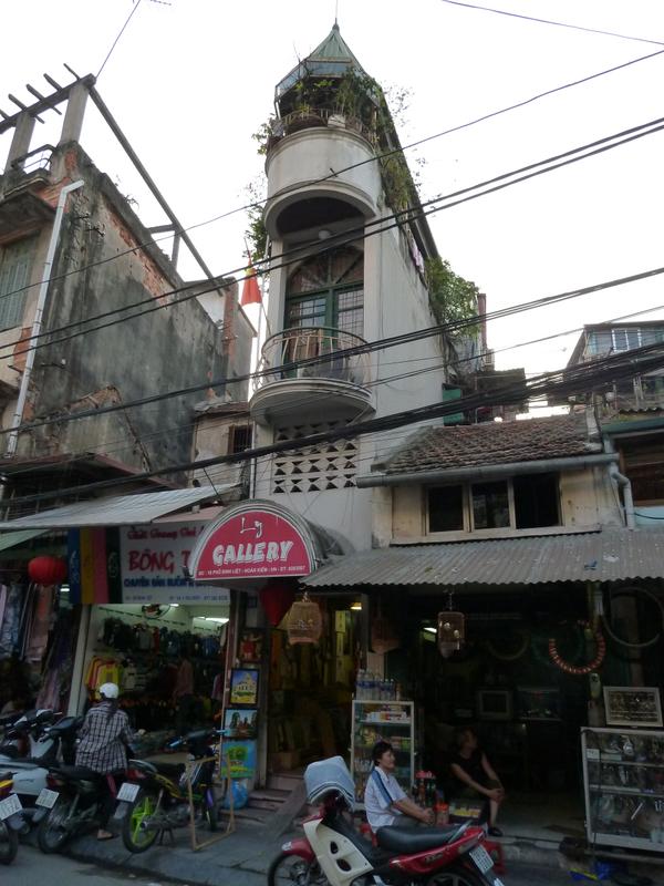 Besonderer Hausbau in Hanoi