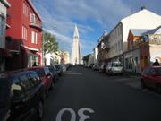 Straße in Reykjavik