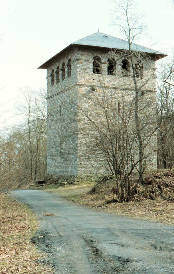 Rekonstruierter Limeswachturm am Gaulskopf (Taunus / Hessen)