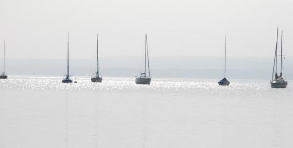 Seegelboote auf dem Ammersee